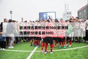 欧洲预选赛积分榜500(欧洲预选赛积分排名前500)