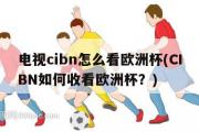 电视cibn怎么看欧洲杯(CIBN如何收看欧洲杯？)