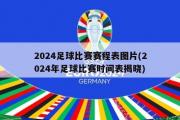 2024足球比赛赛程表图片(2024年足球比赛时间表揭晓)