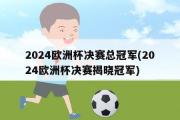 2024欧洲杯决赛总冠军(2024欧洲杯决赛揭晓冠军)