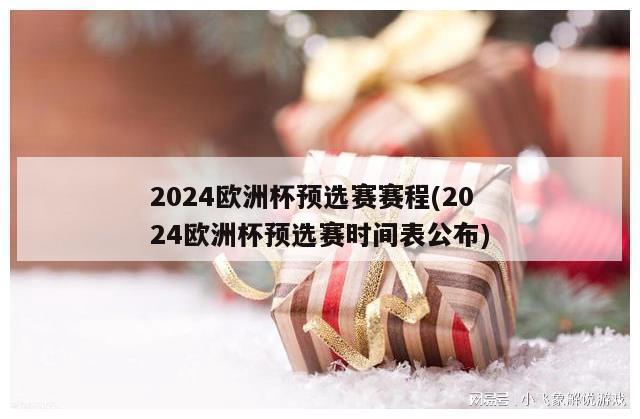 2024欧洲杯预选赛赛程(2024欧洲杯预选赛时间表公布)