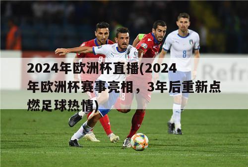 2024年欧洲杯直播(2024年欧洲杯赛事亮相，3年后重新点燃足球热情)