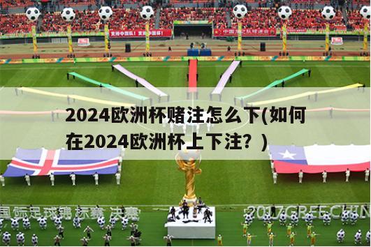 2024欧洲杯赌注怎么下(如何在2024欧洲杯上下注？)